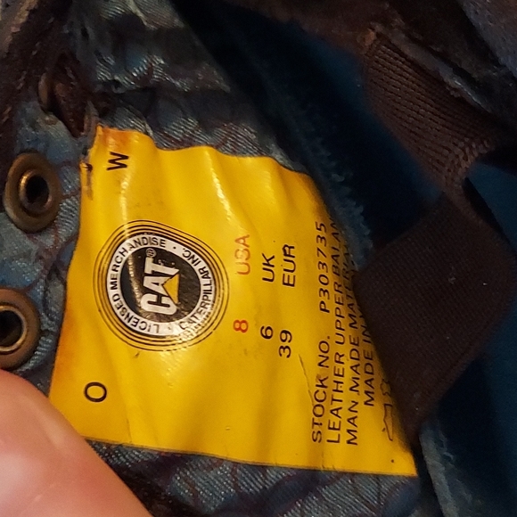 RARE!! Caterpillar slip-on sneakers men's size 8 - Picture 5 of 8